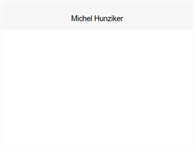Tablet Screenshot of michelhunziker.com